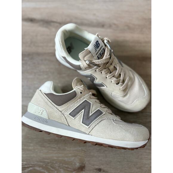 New Balance Shoes - New Balance 574 Sandstone Angora sneakers
